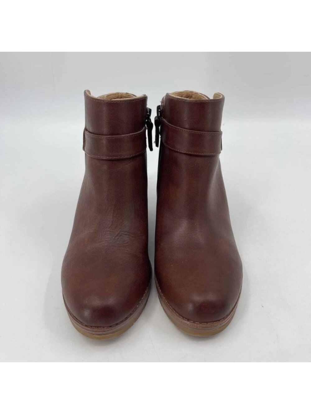 Dr Scholls Womens One Up Booties Ankle Boot Synthetic Brown Size 7M New - Picture 3 of 7